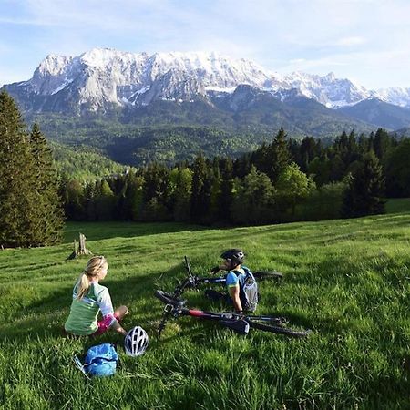 Ferienwohnung Alpenwelt Wallgau Buitenkant foto