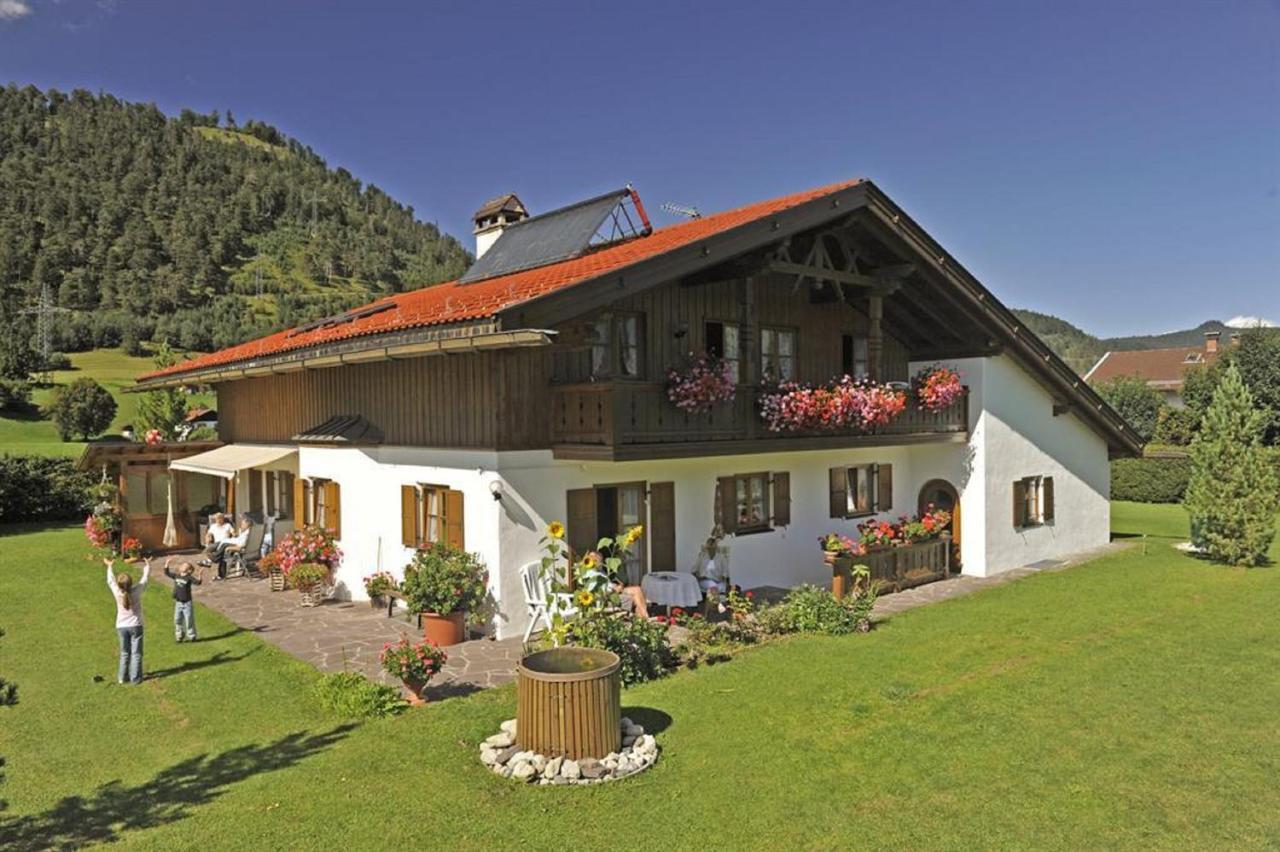 Ferienwohnung Alpenwelt Wallgau Buitenkant foto