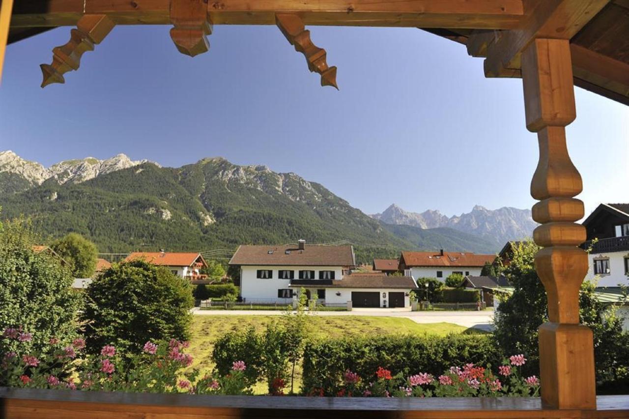 Ferienwohnung Alpenwelt Wallgau Buitenkant foto